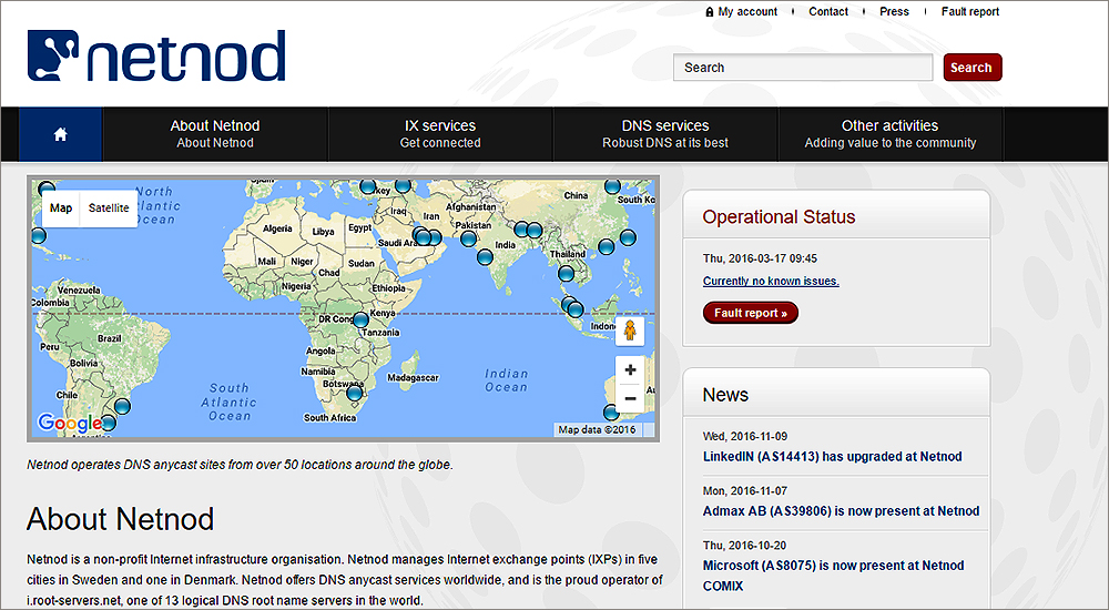 Seacom connects to European colocation provider Netnod