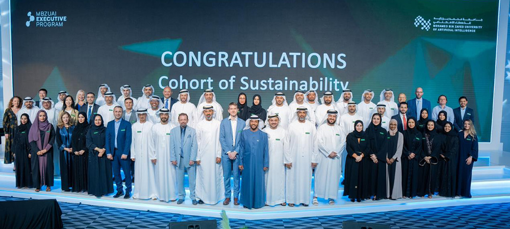 Top business and government leaders graduate from MBZUAI’s latest sustainability-focused executive program