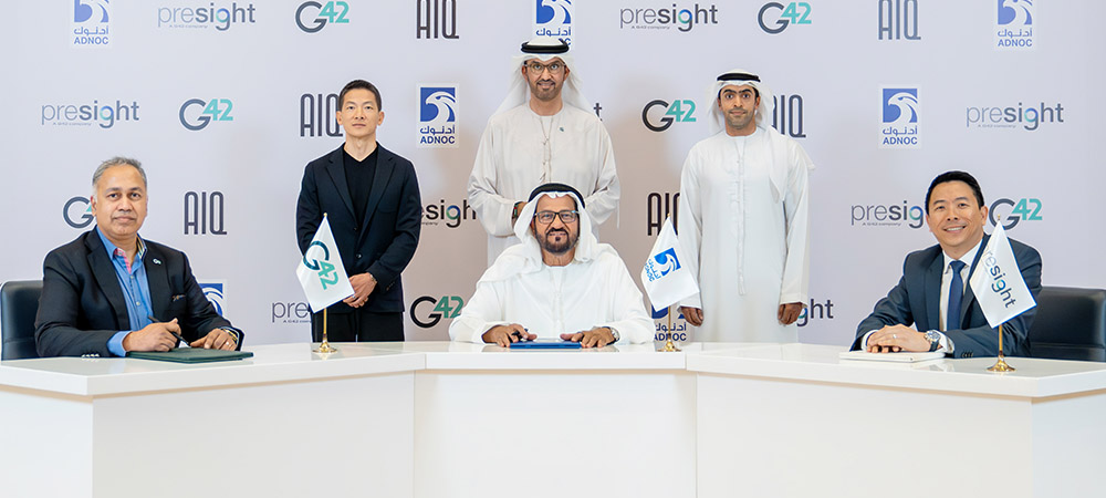 ADNOC, G42 and Presight partner to accelerate AI solutions for the energy sector