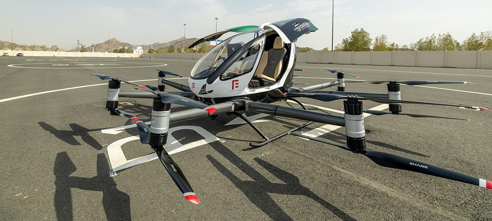 Front End spearheads the historic air taxi trial in Mecca