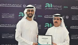 Ministry of Cabinet Affairs receives the Green Certificate by Moro Hub for utilising its green data center