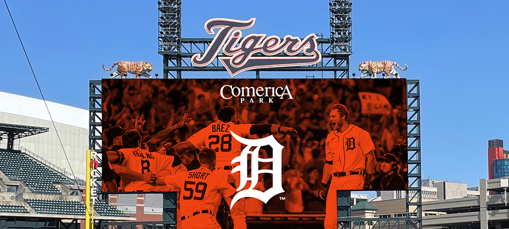 Detroit Tigers unleash second-largest video display in baseball